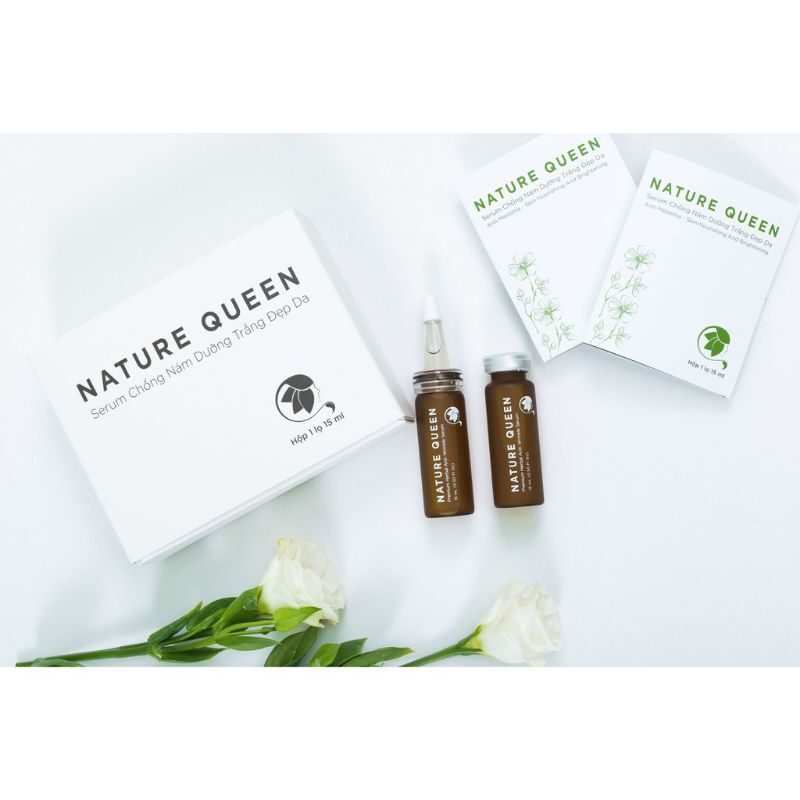 Serum nature queen, giảm nám, ngăn ngừa nêpa nhăn, dưỡng trắng da