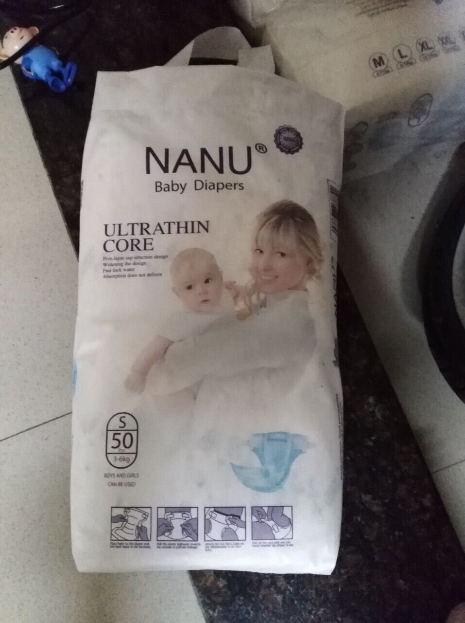 Bỉm quần Nanu size M 50 miếng Kobinanu