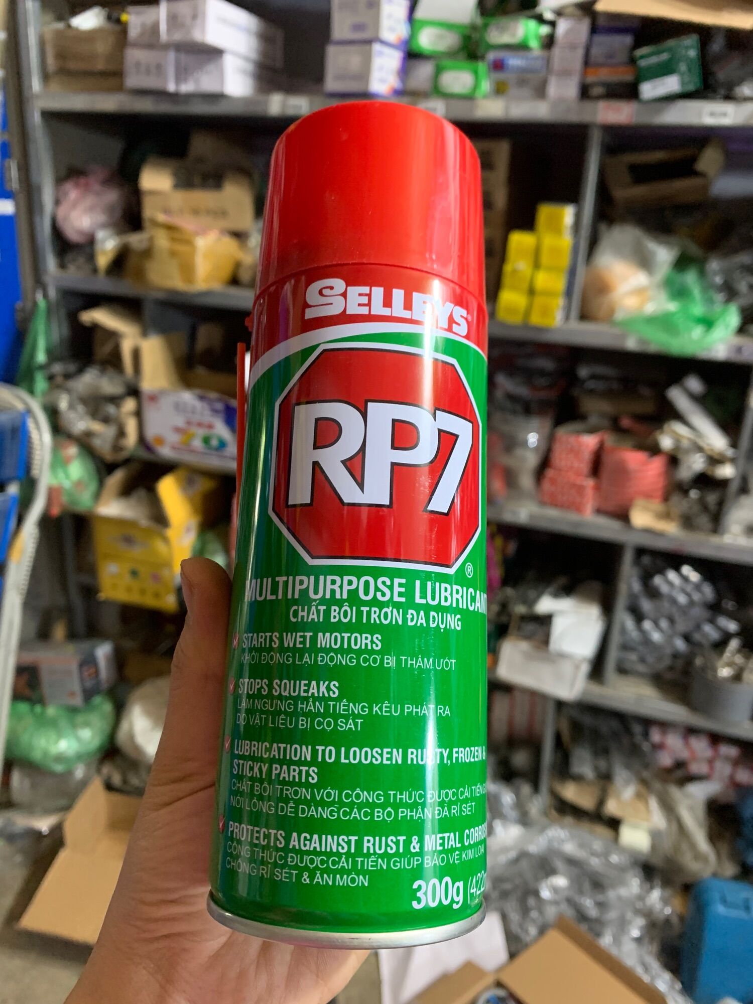Bình xịt rỉ RP7 chất bôi trơn đa dụng