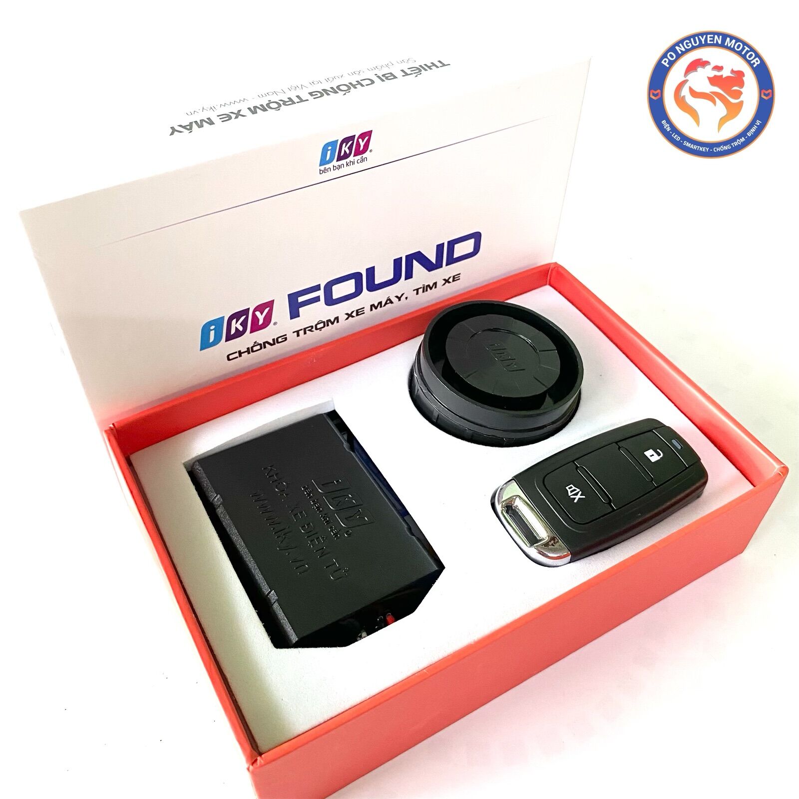 [HCM]KHÓA CHỐNG TRỘM XE MÁY IKY FOUND