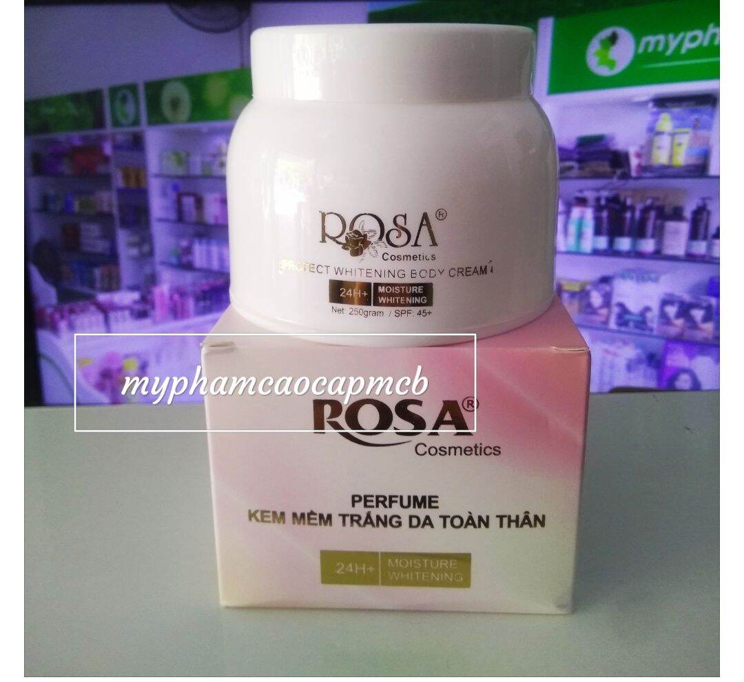 Kem body trắng da rosa hương nước hoa