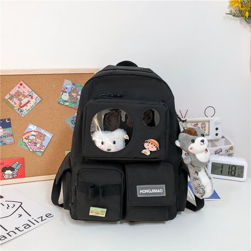 Balo phoi trong suốt hàn quốc