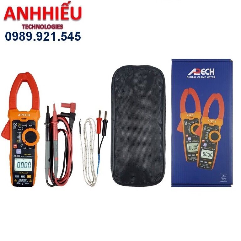 Apech ac 199 ampe kìm đo ac/dc apech ac 199