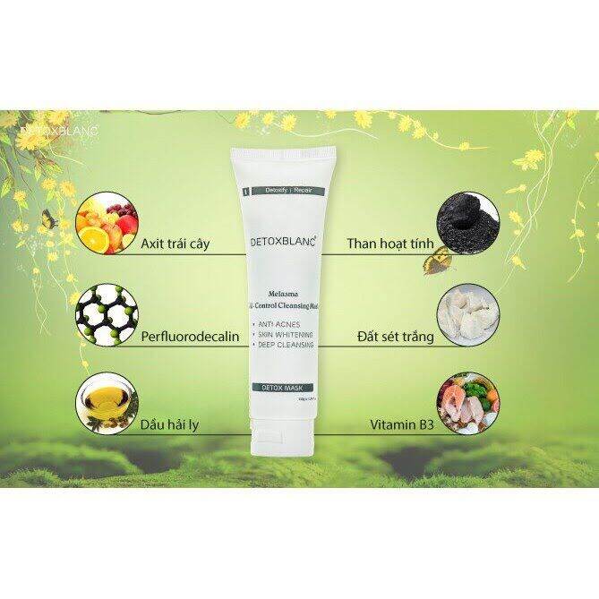 Mặt nạ sủi bọt thải độc detox blanc.