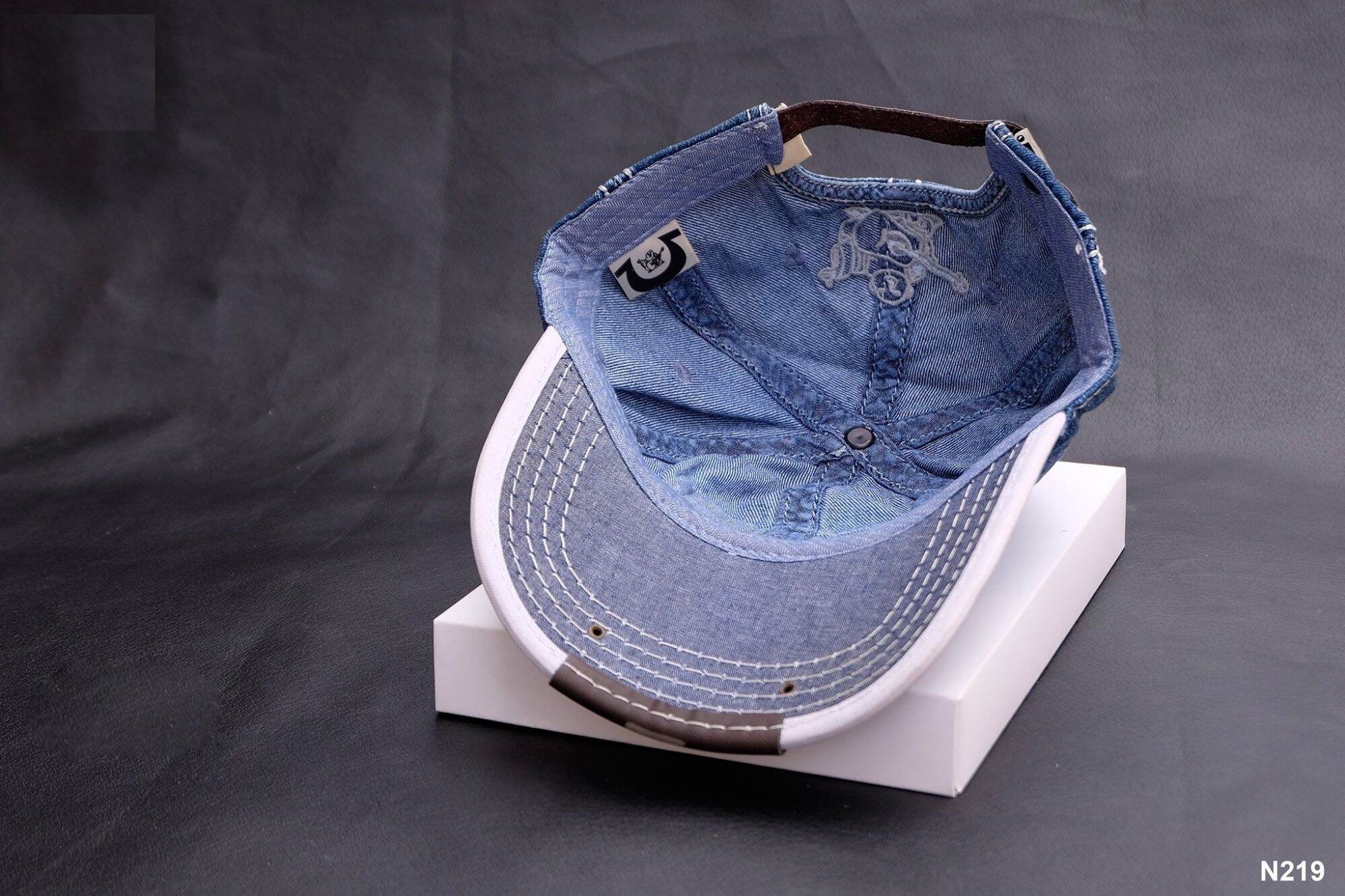 Nón ông địa jean bụi bặm