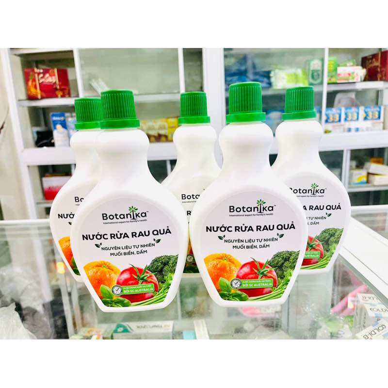 Nước rửa rau quả botanika 500ml