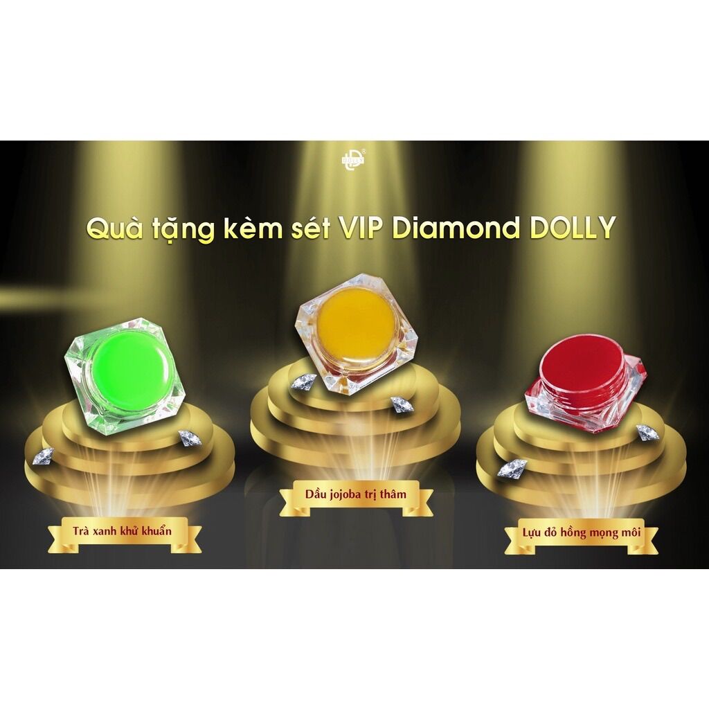Son dolly DIAMOND full 12 màu, son kem lì