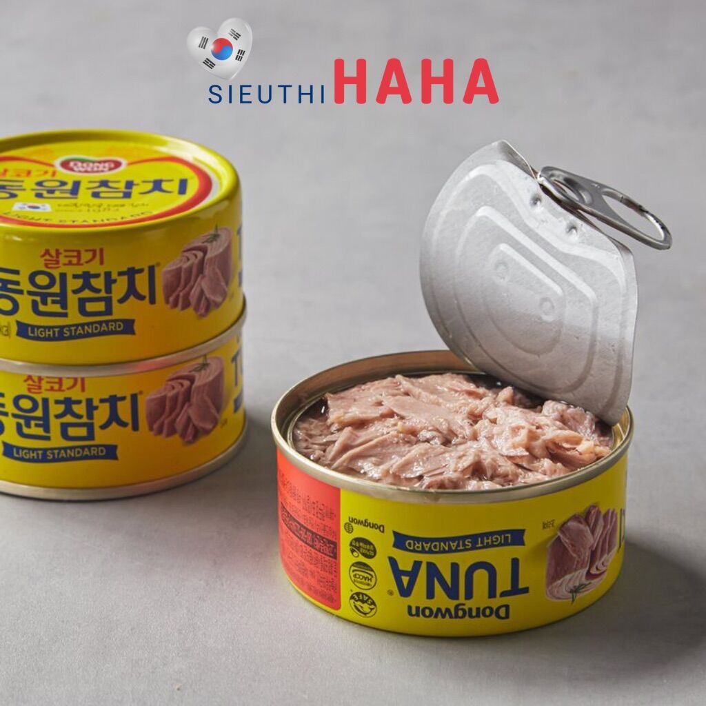Cá ngừ đóng hộp light standard Dongwon 라이트스탠다드 100g