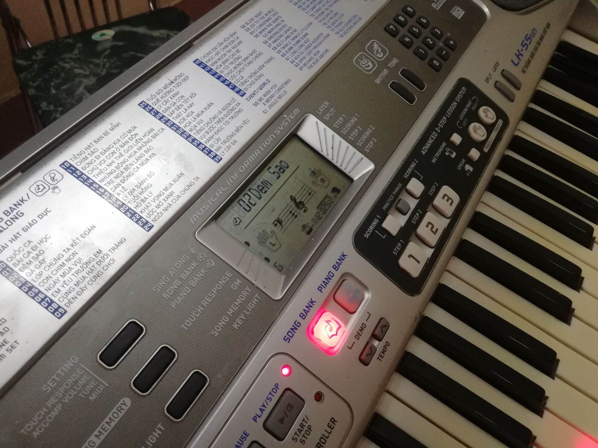 Đàn organ Casio LK55.vn