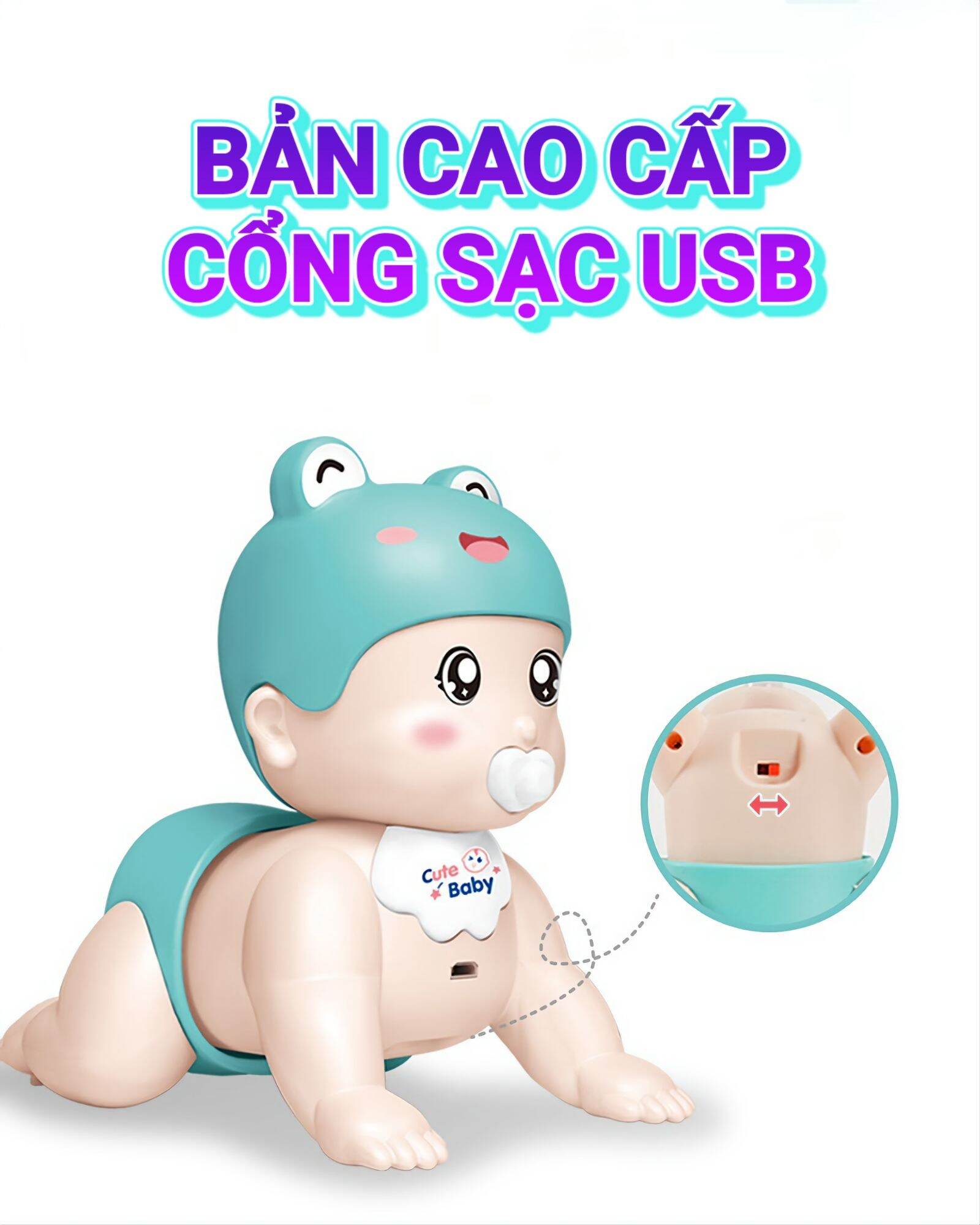 Đồ chơi bé tập bò cho bé đồ chơi trẻ em