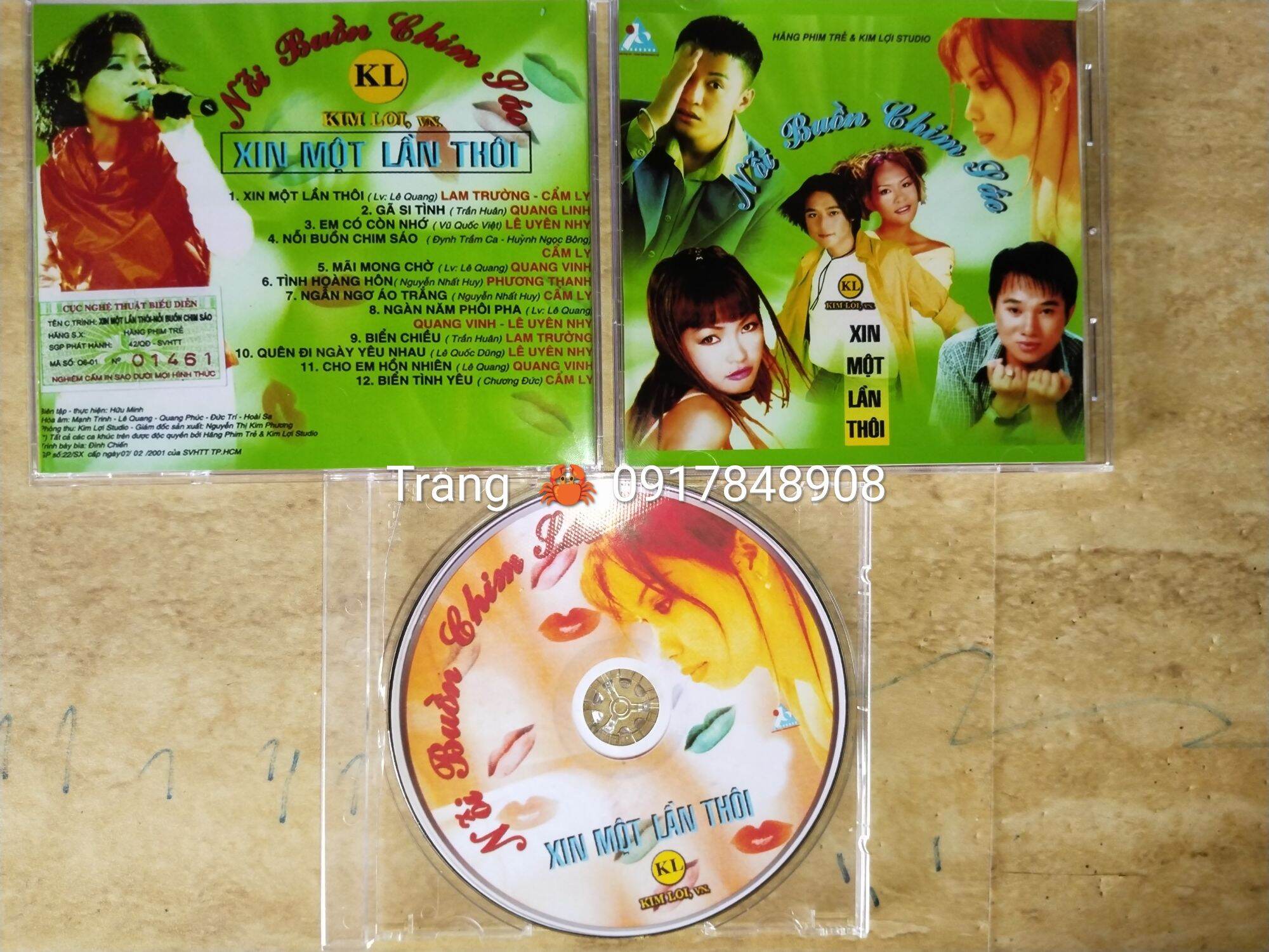 Bộ 7CD Cẩm Ly  những ca khúc trữ tình hay nhất