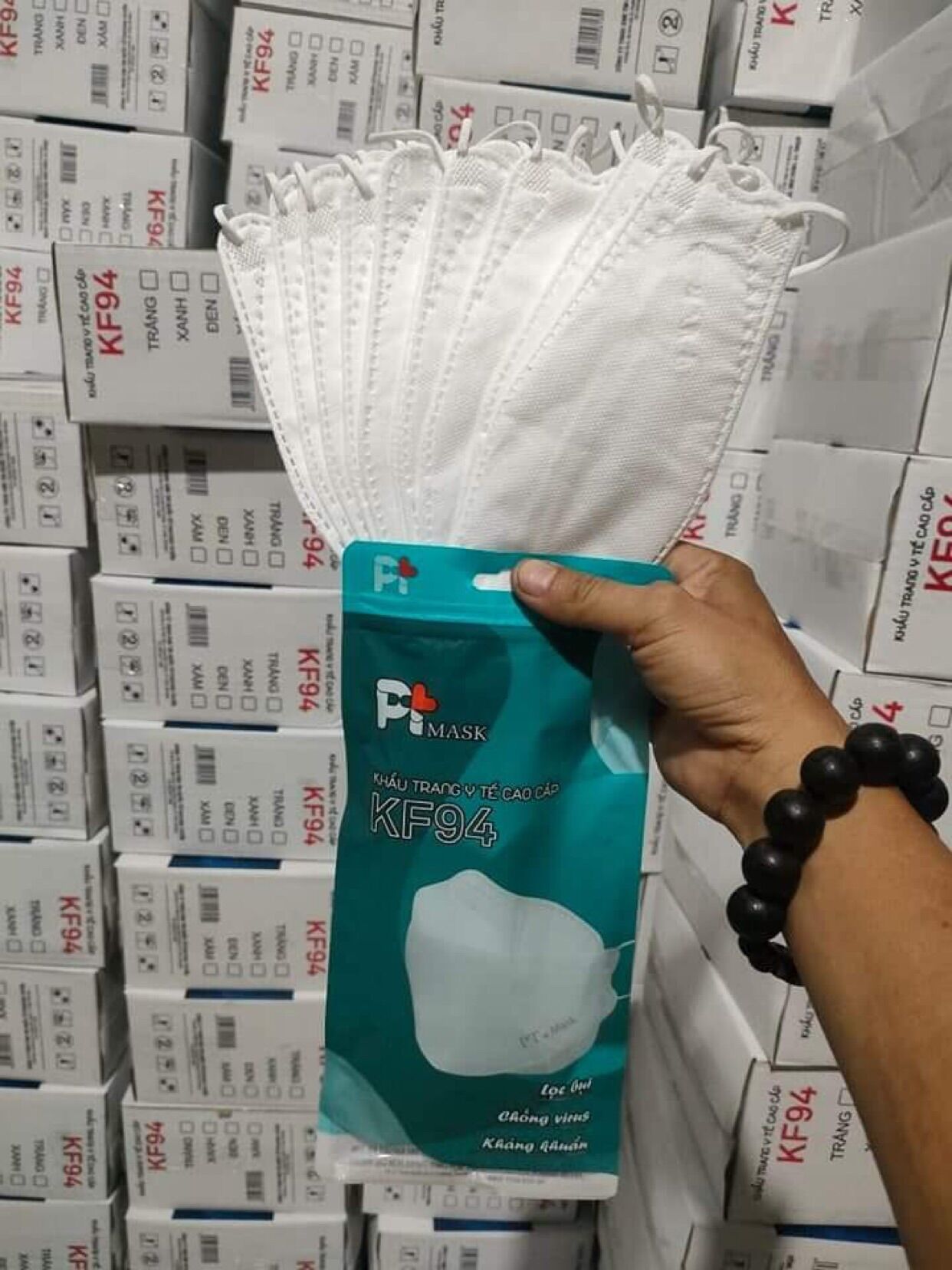150 Cái Khẩu Trang KF94 PT Mask (  15 bịch 150 Cái )
