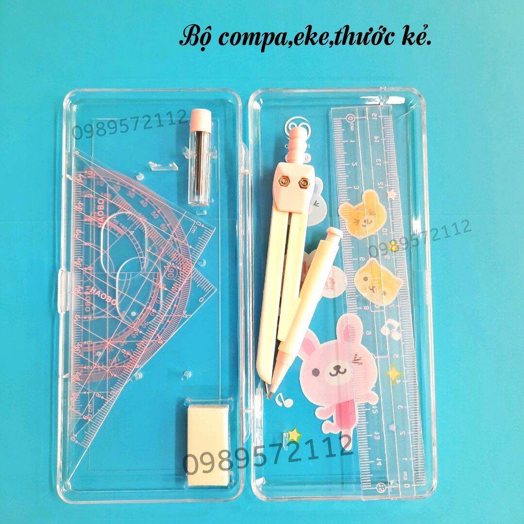 Bộ compa,eke,thước kẻ 9016.