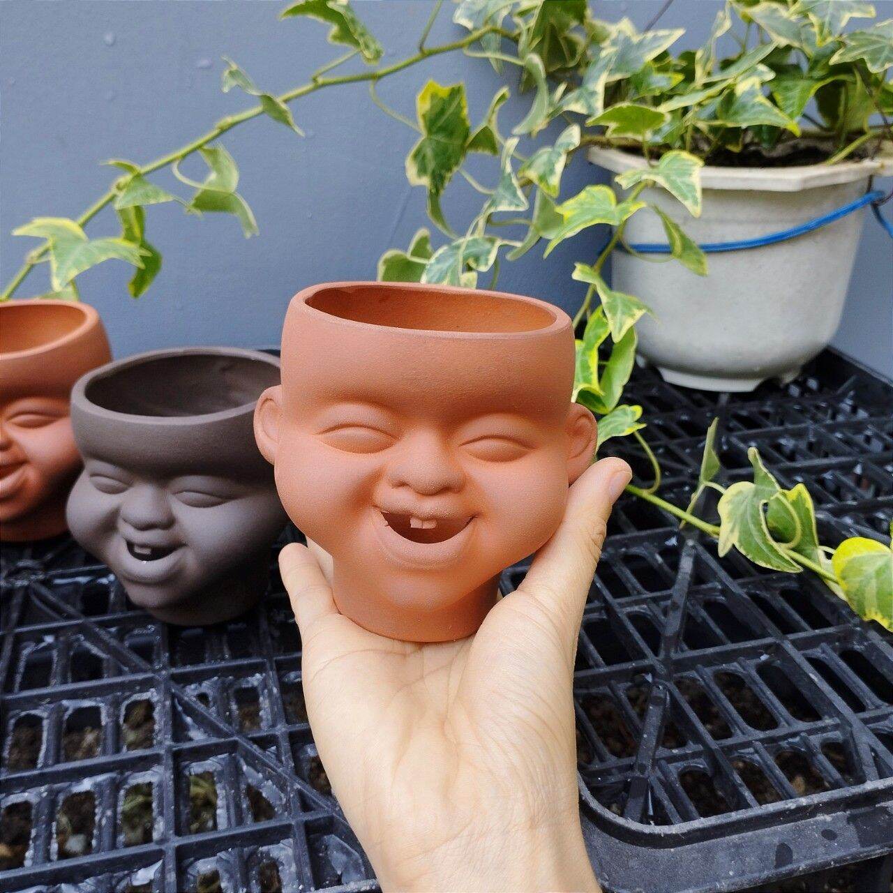 Chậu Đất Nung Tý Sún Mini