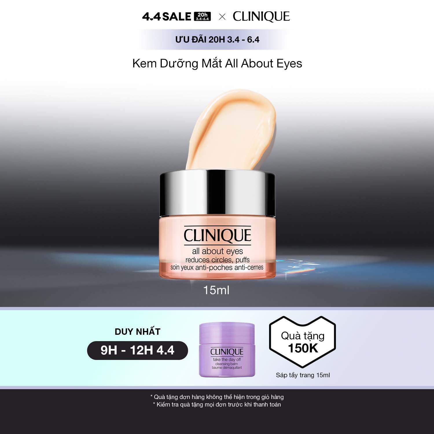 Clinique All About Eyes - Eye cream 15ml