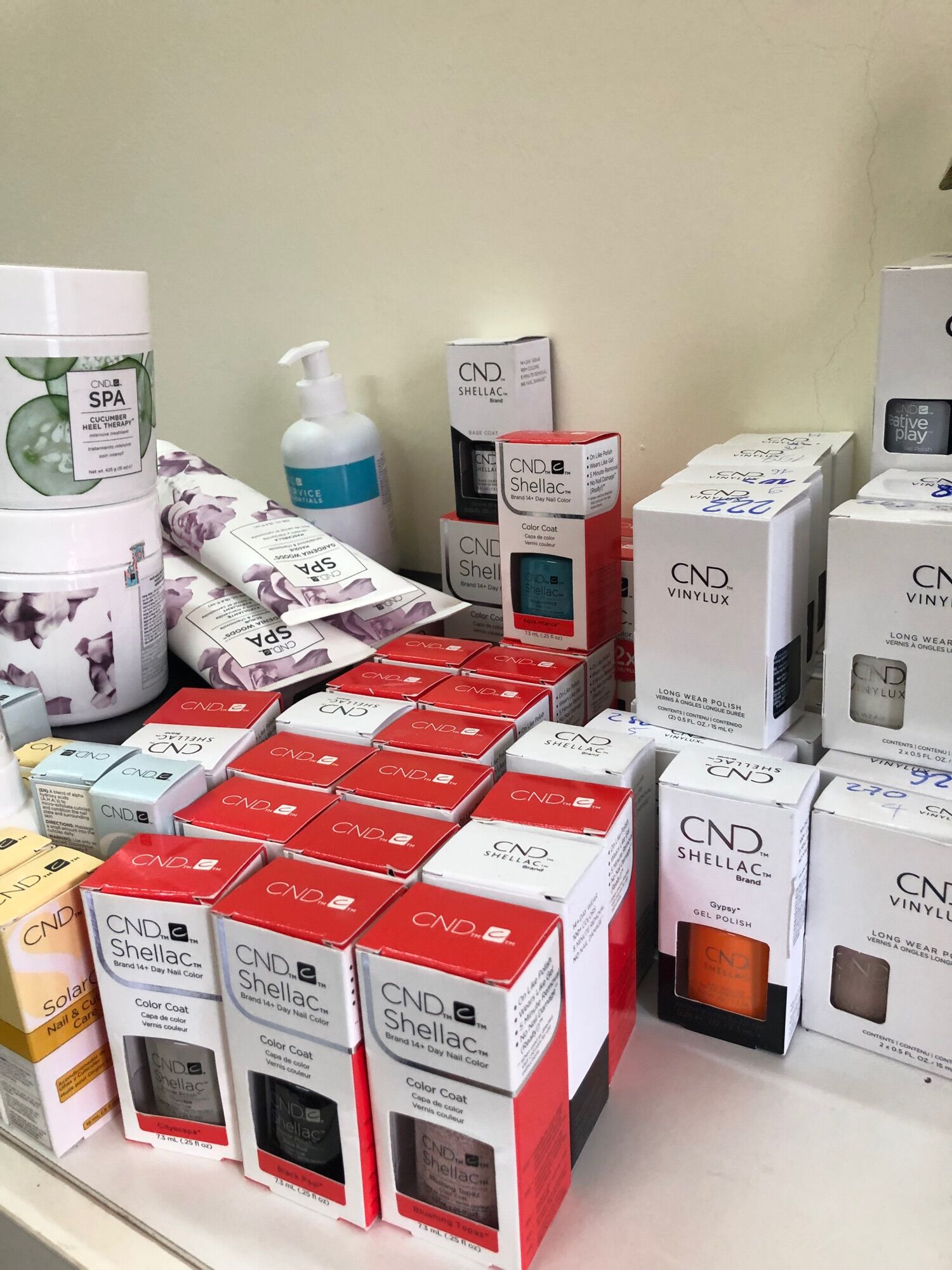Sơn gel CND Shellac bảng màu 120 lựa chọn