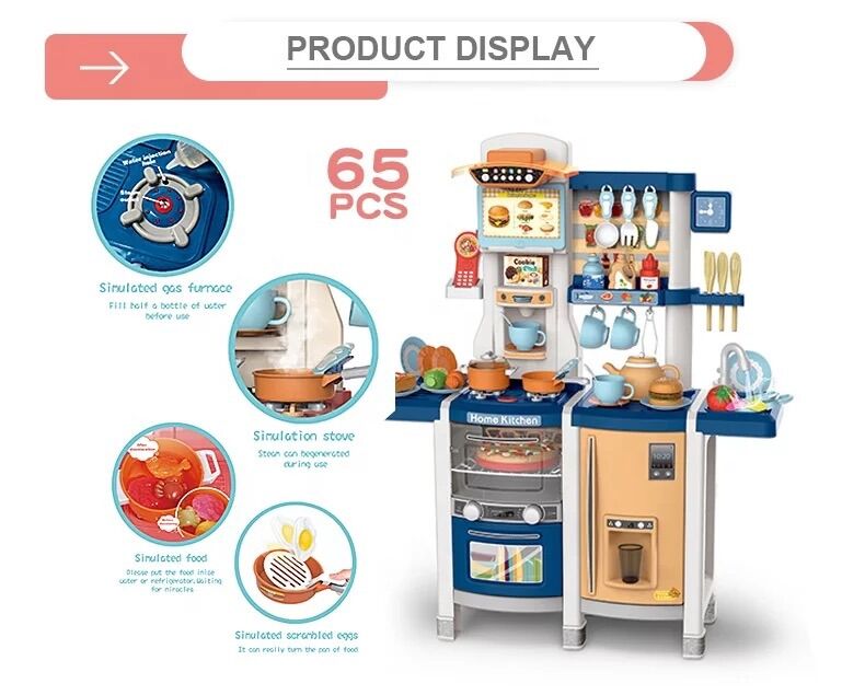 Đồ chơi nấu ăn kệ bếp Home Kitchen 100 cm cho Bé