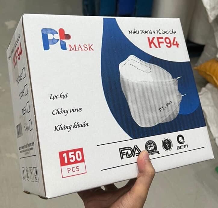 150 Cái Khẩu Trang KF94 PT Mask (  15 bịch 150 Cái )