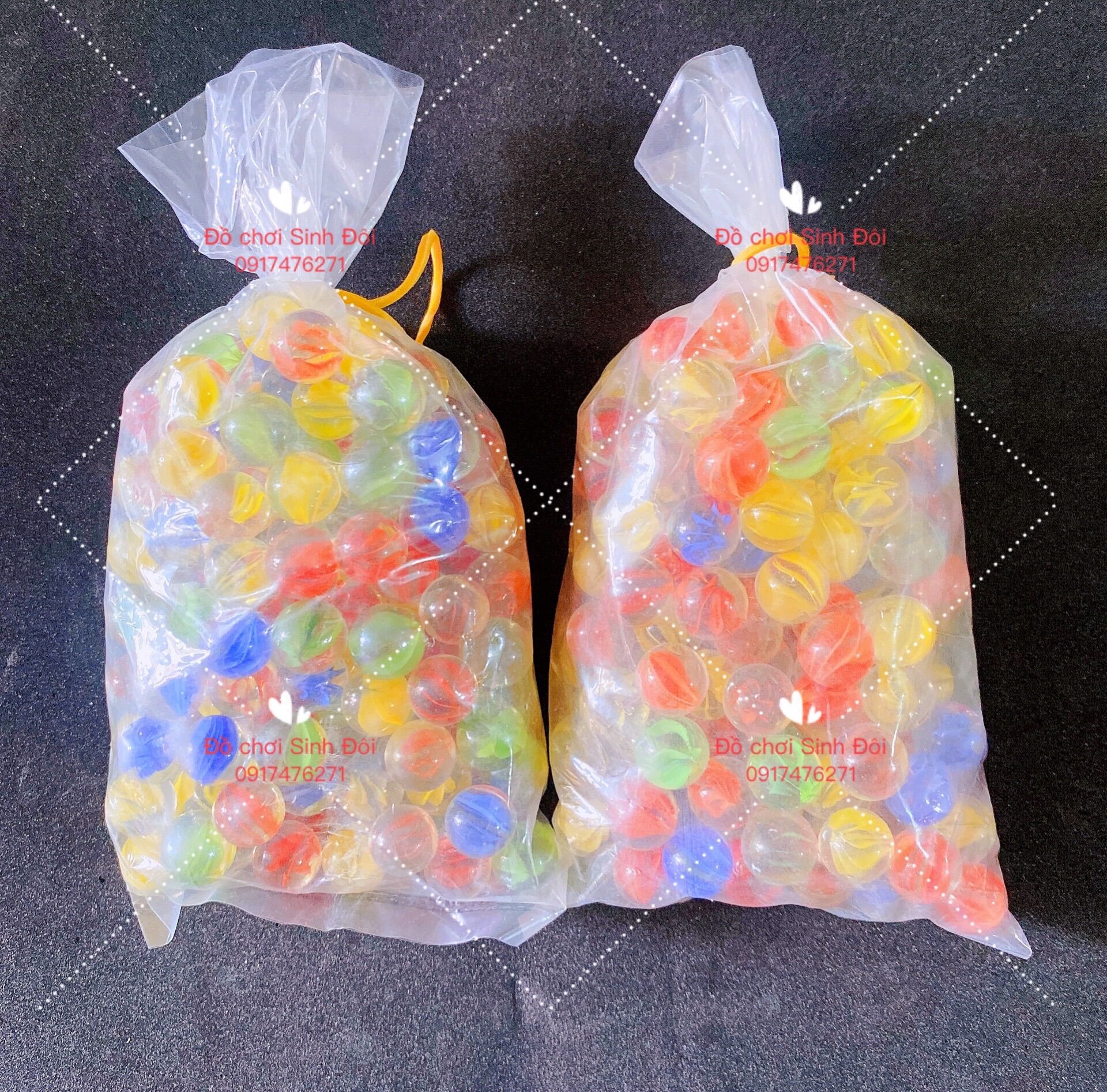 BI THUỶ TINH NHÍ 11mm - 140 viên