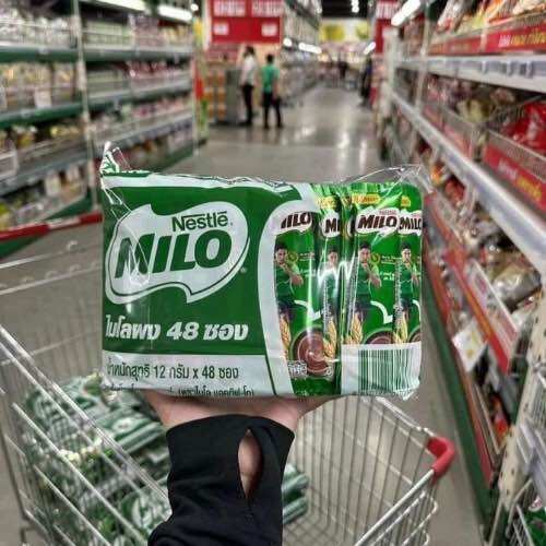 [Nội Địa Thái] Sữa MILO Bột 3in1 Thái Lan Lốc 48 Gói - Bột MILO Hòa Tan Ít Ngọt Dồi Dào Dinh Dưỡng Bổ Sung Năng Lượng