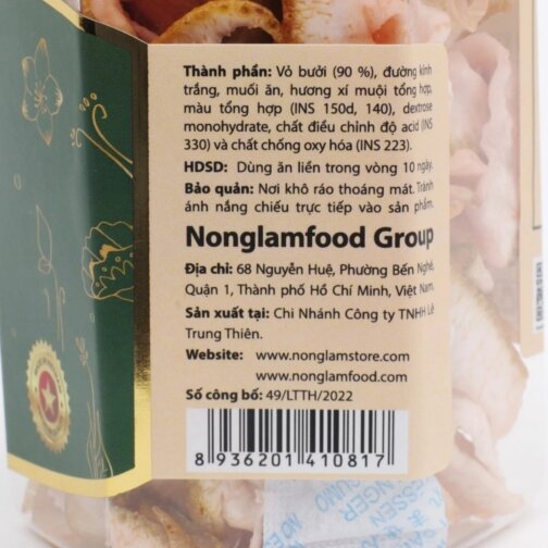 Vỏ bưởi xí muội 100gr NLF 