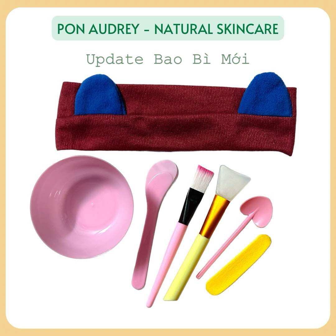 Bộ dụng cụ hỗ trợ đắp mặt nạ nhiều món tiện lợi