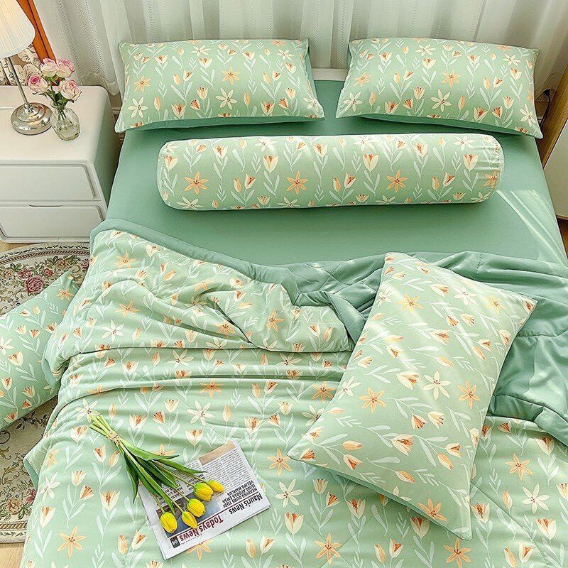 Đũi 5 món -chăn chần bông hè tiện dụng