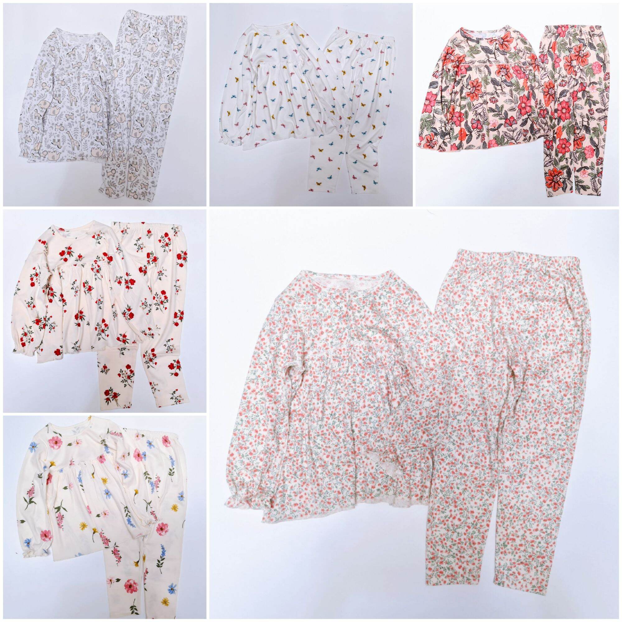 Bộ dài tay bé gái size đại dáng baby doll