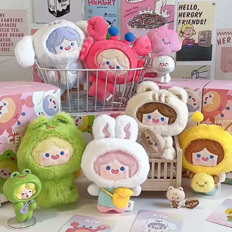 Đi Tìm Một Kỳ Lân Tế Bào Rico Vườn Thú Plushie Mù Hộp Để Bàn Trang Trí Lễ Tình Nhân Quà Tặng Cho Bé Gái Dễ Thương Đồ Chơi Động Vật Bộ Sưu Tập