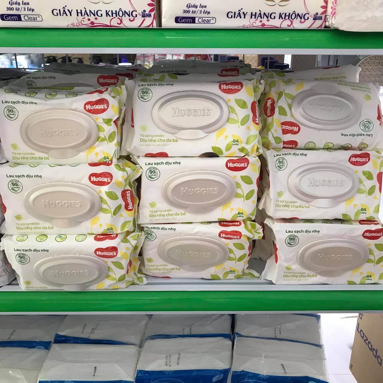 COMBO 2GÓI Khăn ướt Huggies (gói 64tờ)