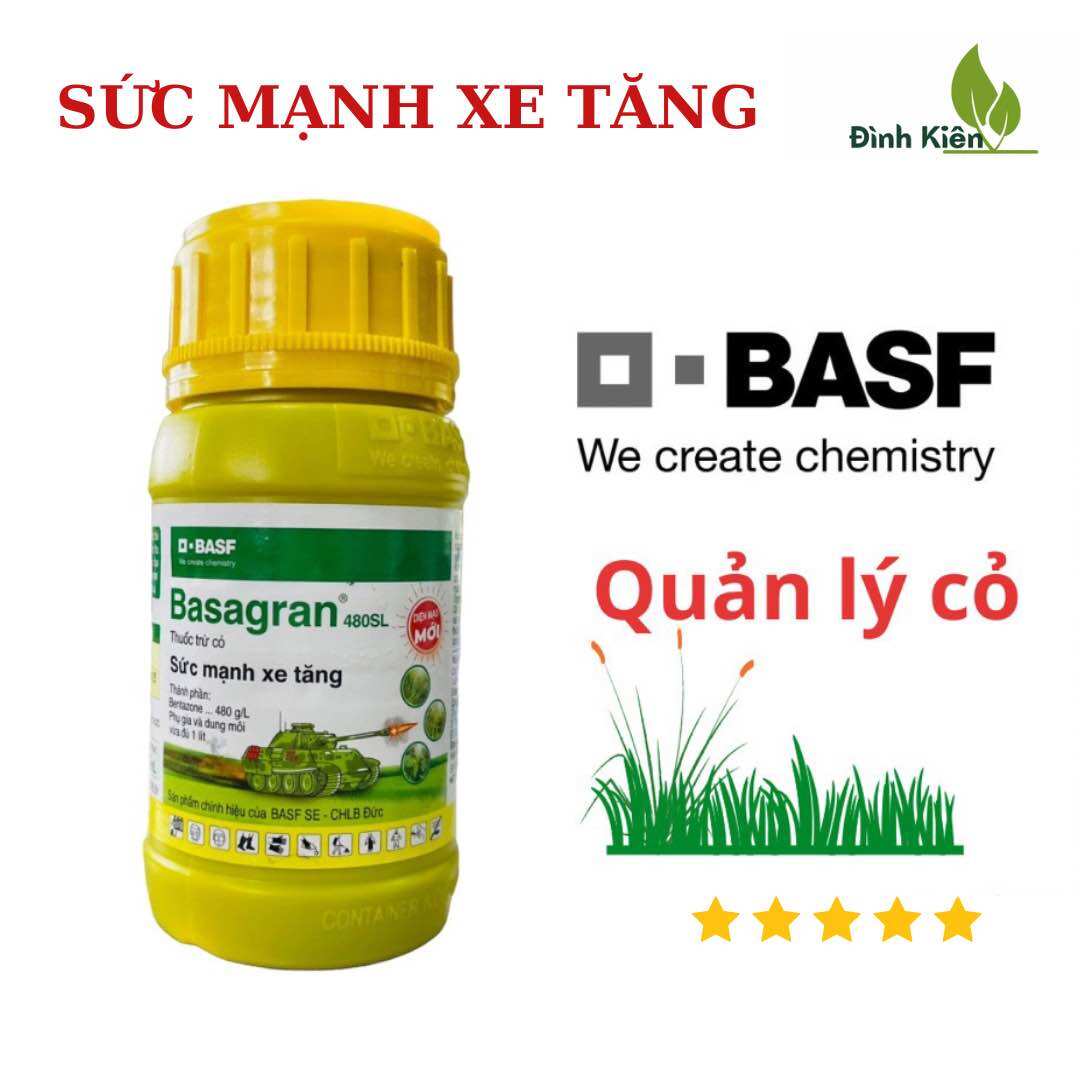 Basagran 480SL - Thuốc trừ cỏ cháo, chác ruộng lúa