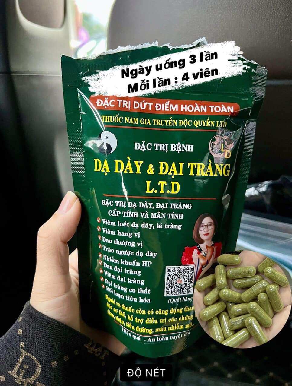 Dạ dày đại tràng LTD, L.T.D lò thị dịu (Dạng viên nang dễ uống)
