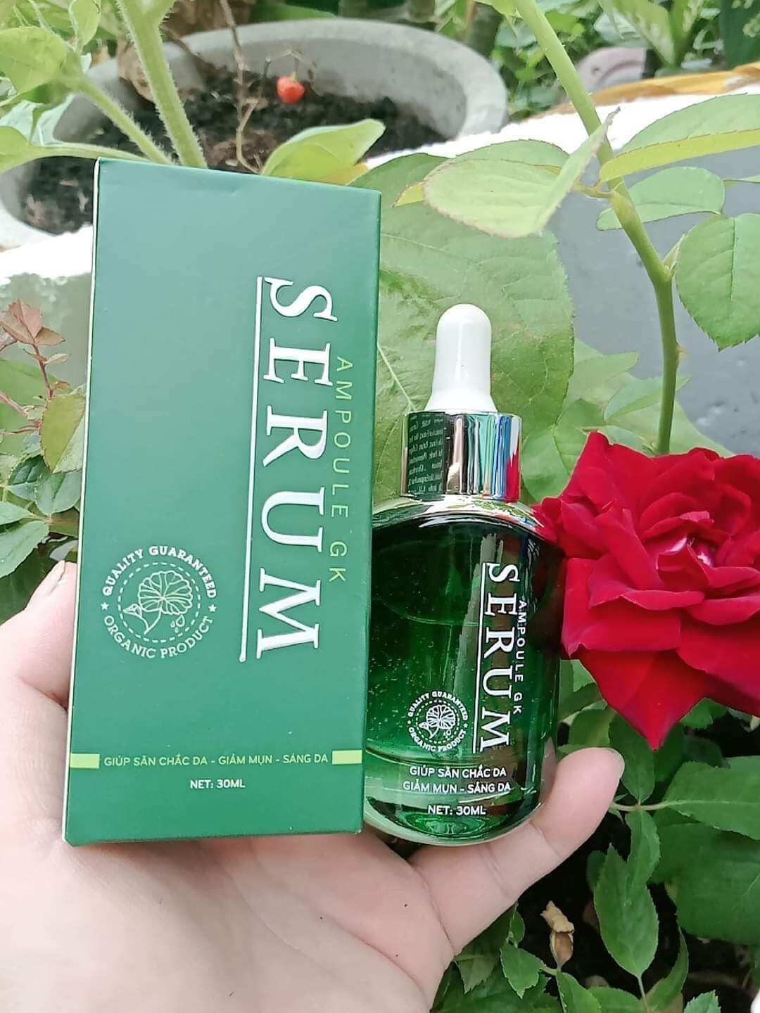 Serum ngừa mụn nám sẹo thâm rỗ tàn nhang APOULE GK 15ml
