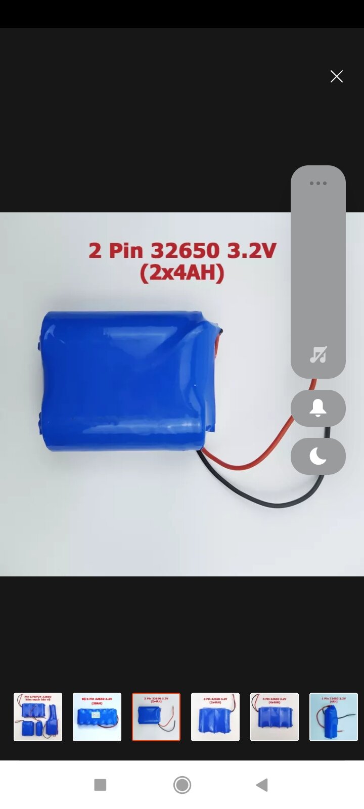 pin 32700 kèm mạch bảo vệ