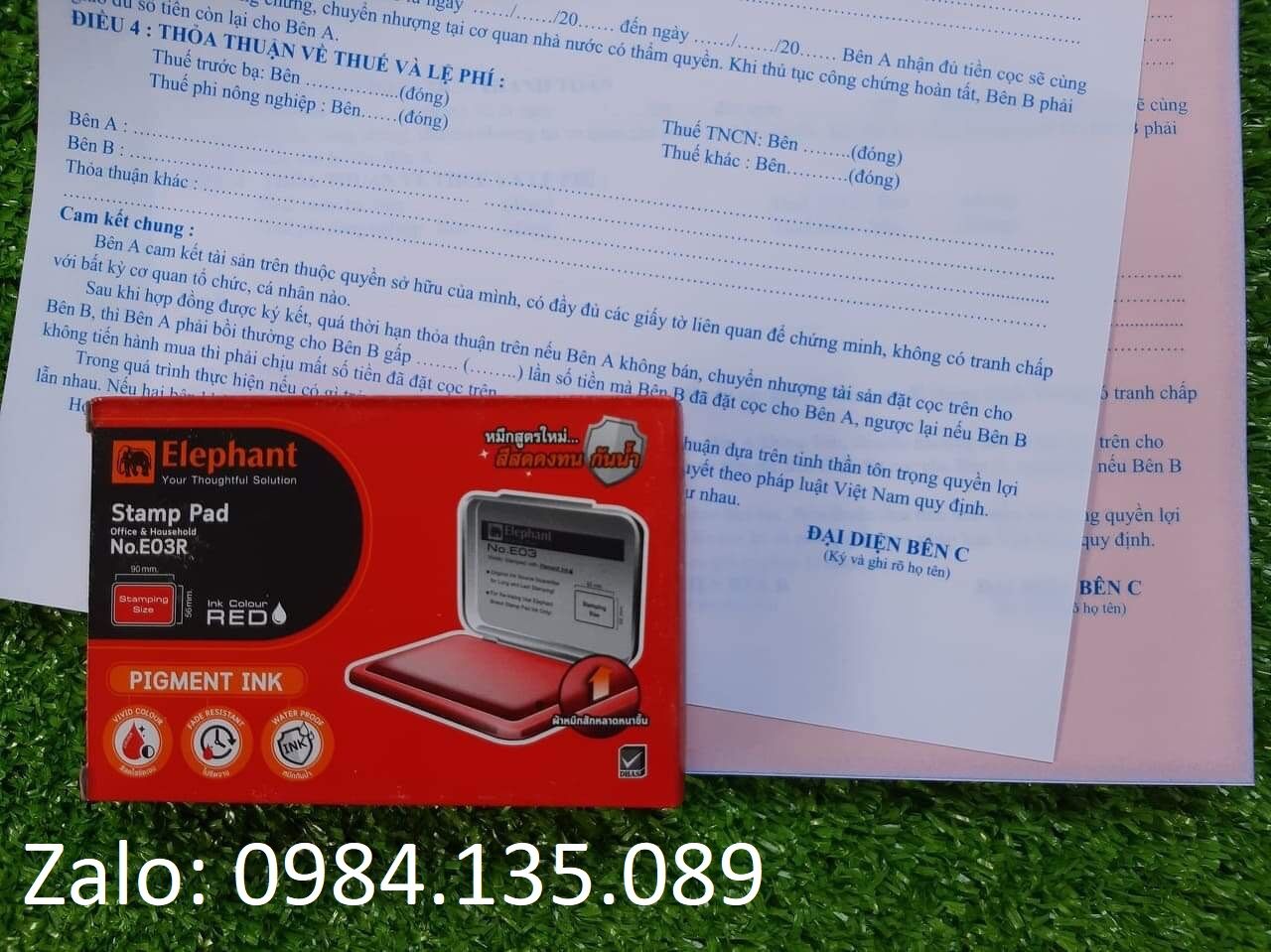 Sổ hợp đồng đặt cọc nhà đất 3 liên