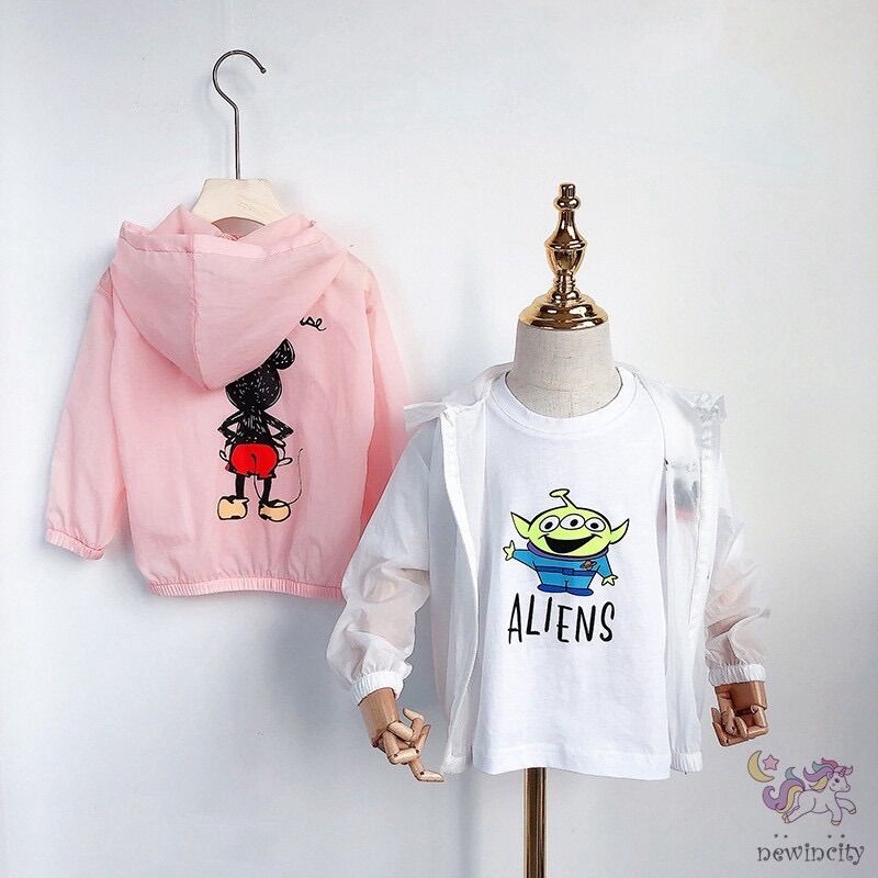 Áo khoác cotton giấy cho bé trai bé gái