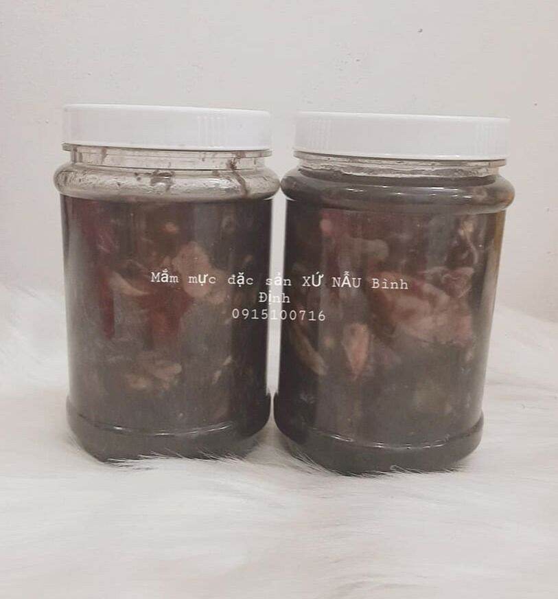 Combo 2hủ mắm mực đặc sản xứ nẫu bình định 1kg