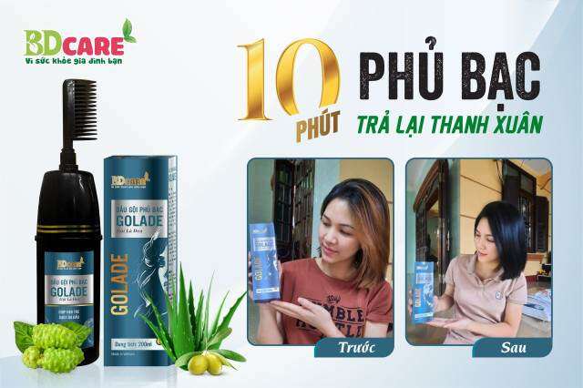 Dầu gội Phủ bạc GOLADE 200ML