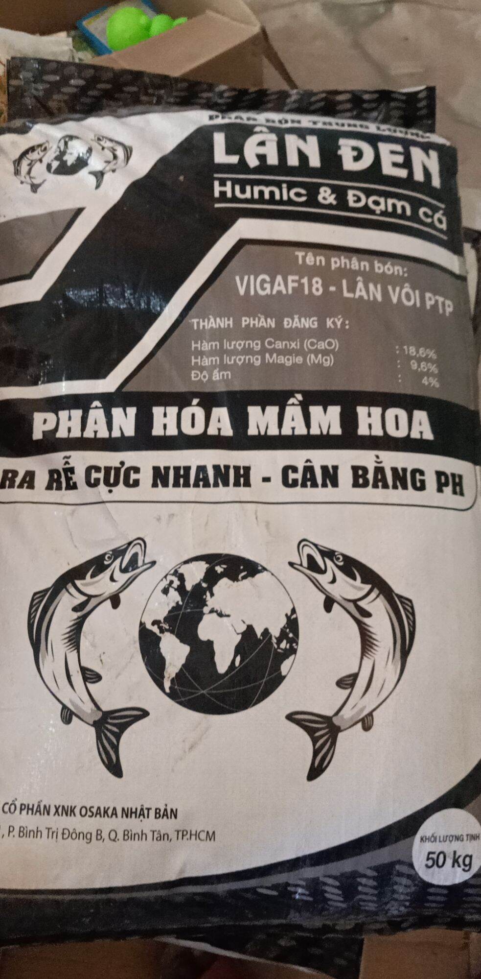 1kg phân lân ra rễ cực mạnh, phân hóa mầm hoa