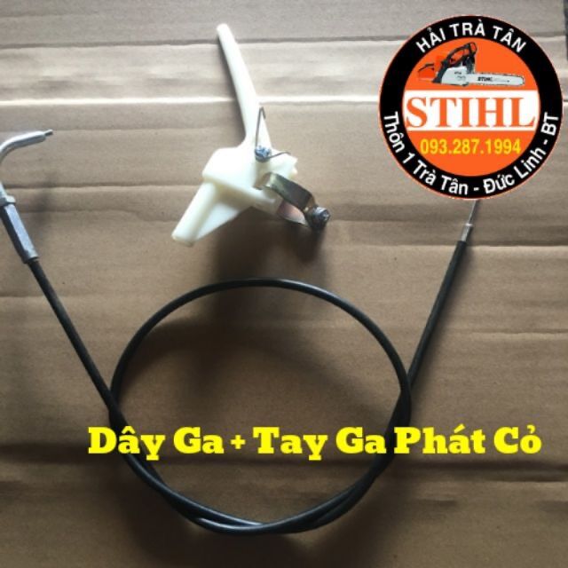 Bộ tay ga - dây ga máy cắt cỏ