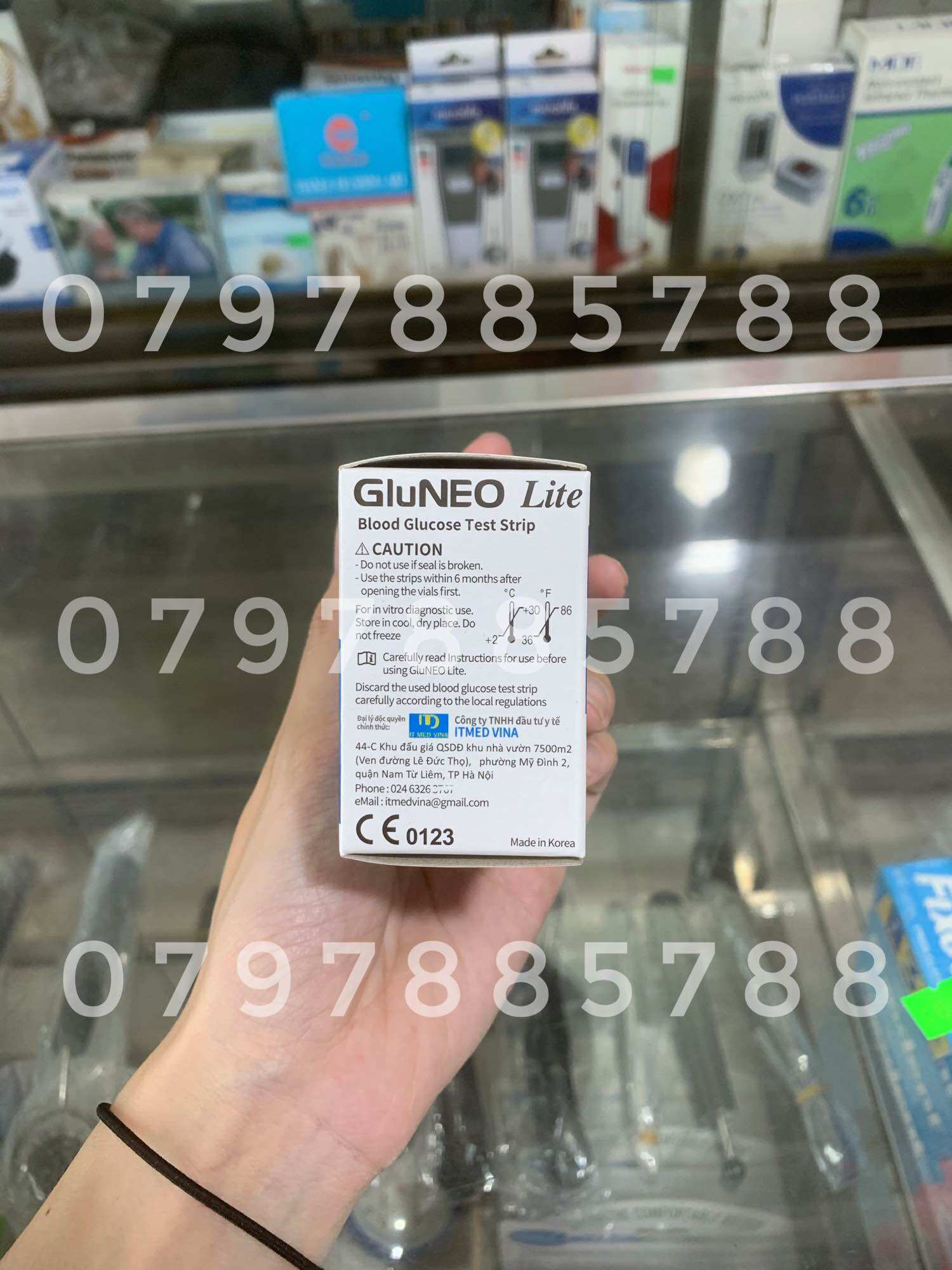 Que thử đường huyết GluNEO Hộp 50 que