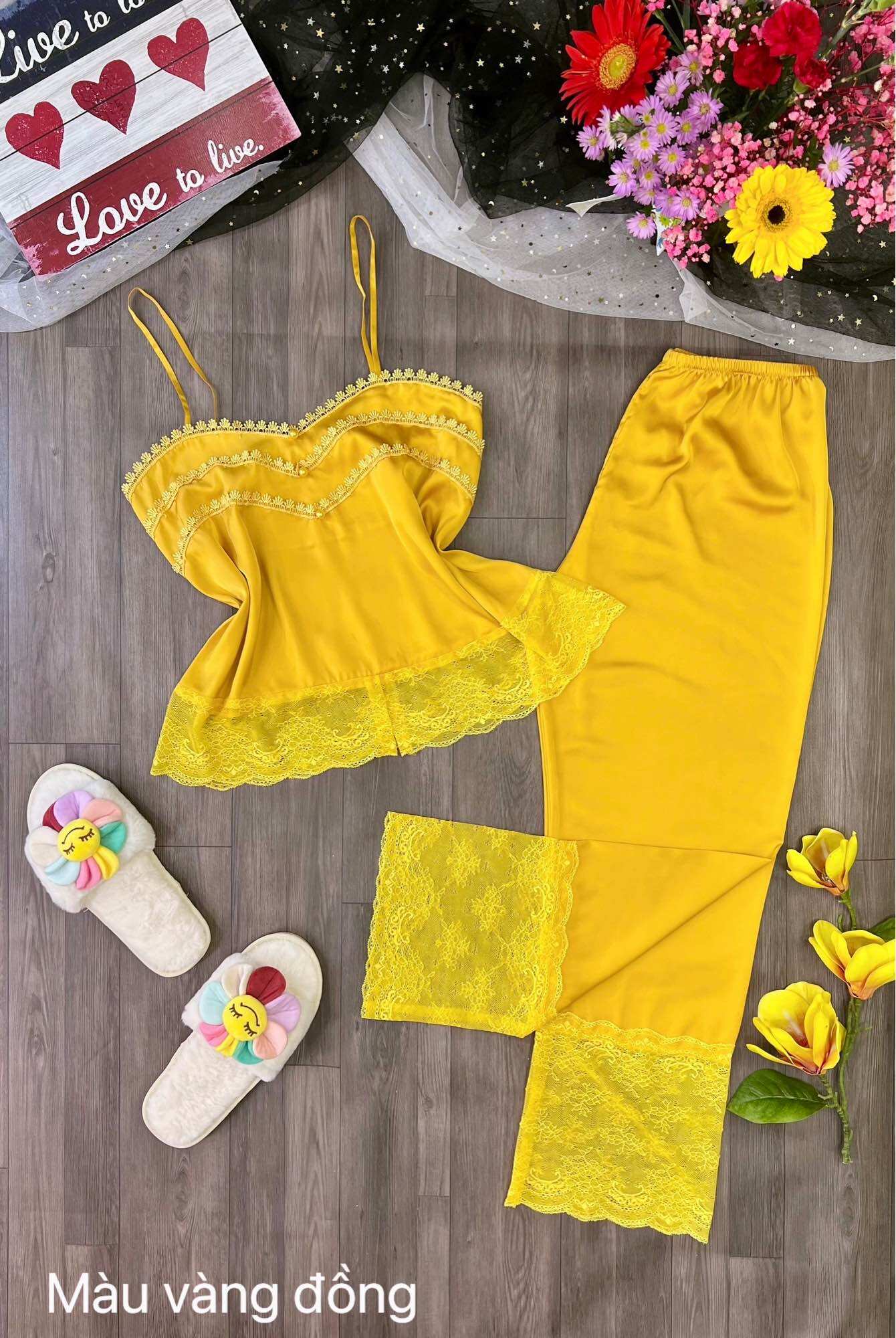 Đồ lụa 2 dây cao cấp