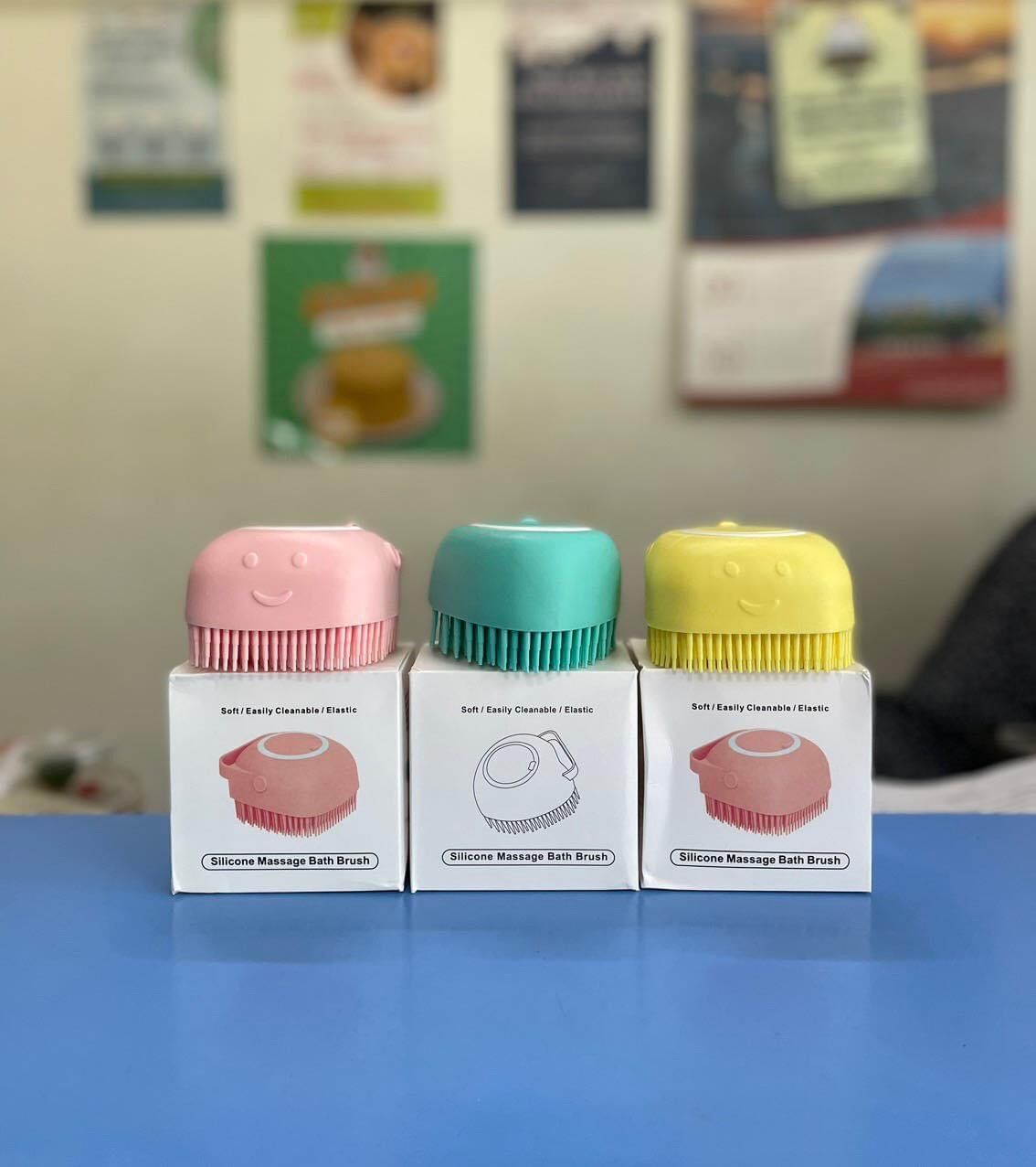 Bàn chải tắm silicon