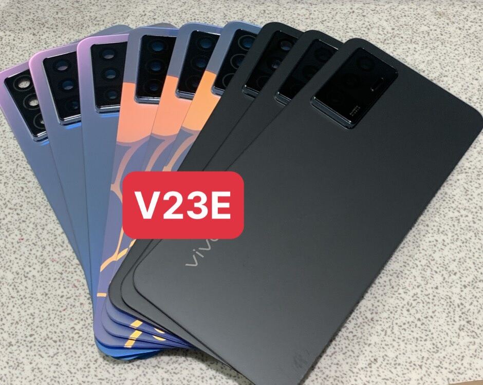 Mặt kính lưng Vivo V23E có luôn kính camera sau hàng chuẩn giá tốt | Nắp lưng điện thoại Vivo v23e full kính camera zin đẹp