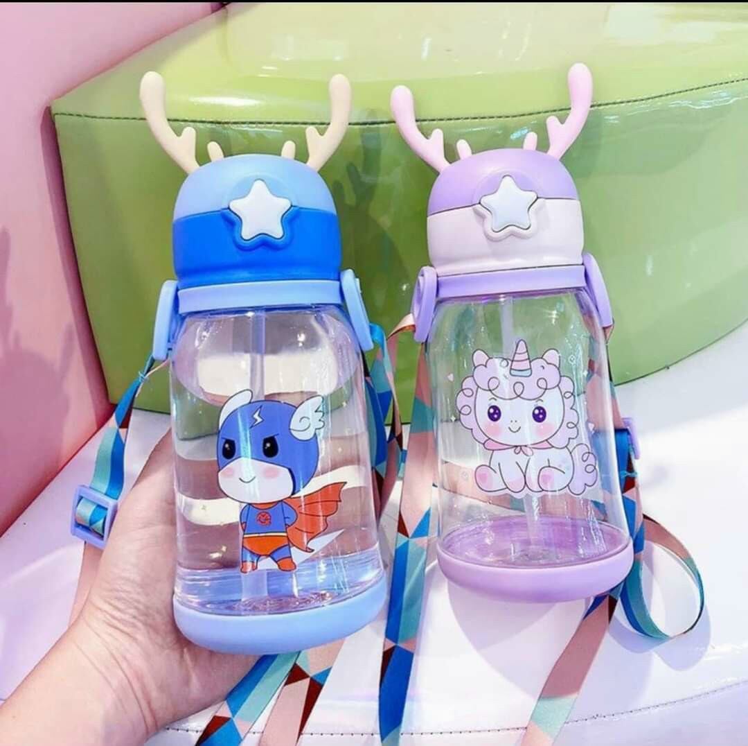 Bình nước cho bé đi học 550ml