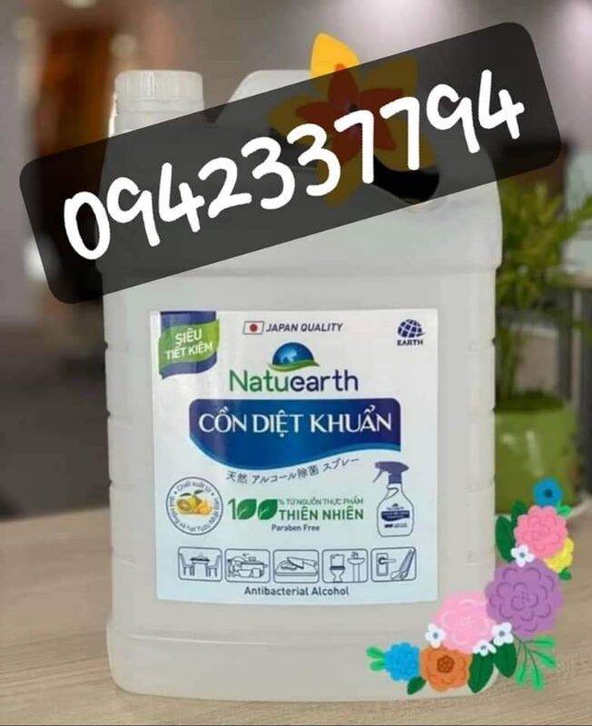 Cồn diệt khuẩn 3.8L Natuearth