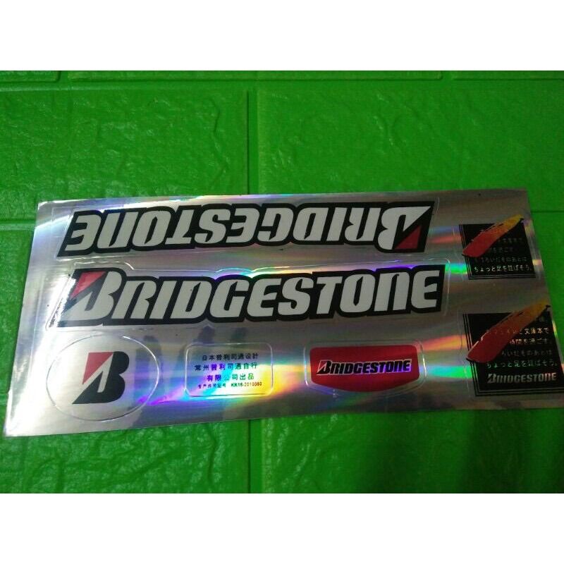 Bộ tem dán xe đạp Bridgestone nhập Thái Lan