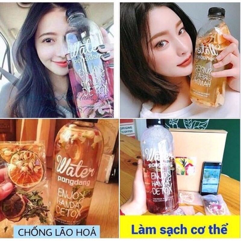 [Mix 5 vị] Set 30 gói DETOX KOREA trái cây sấy (full bình hộp)