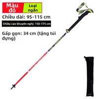 Gậy Đèn Dã Ngoại Siêu Nhẹ 5 Đoạn Gấp Carbon