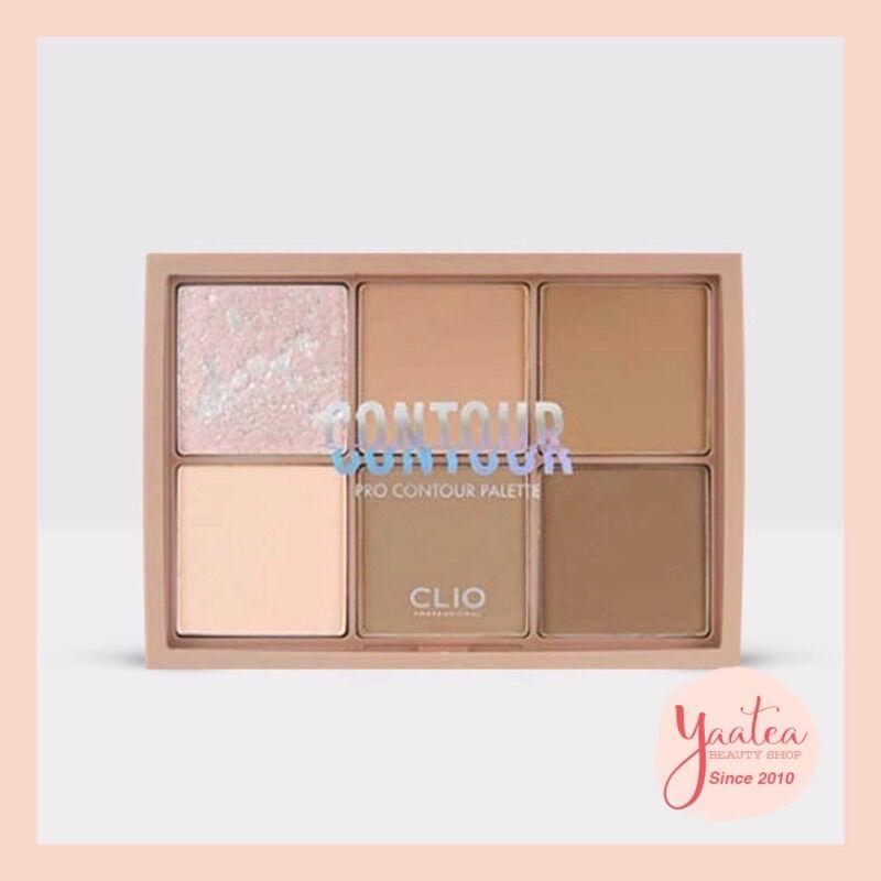 Bảng phấn tạo khối Clio Pro Contour Palette Mute Hazel 3.3gx6
